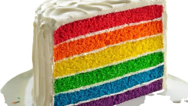Rainbow Cake.