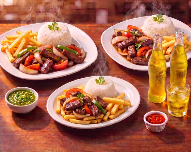 Special Of Lomo Salteado.