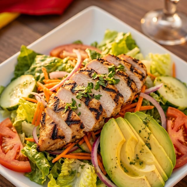 Grilled Chicken Salad.