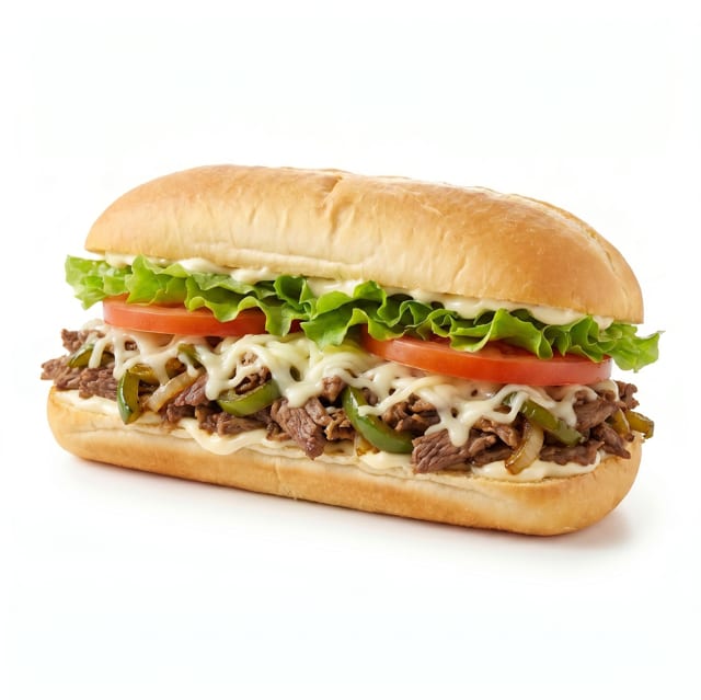 Philly Cheese Steak Sandwich.