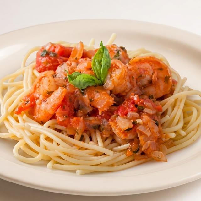 Shrimp Marinara.